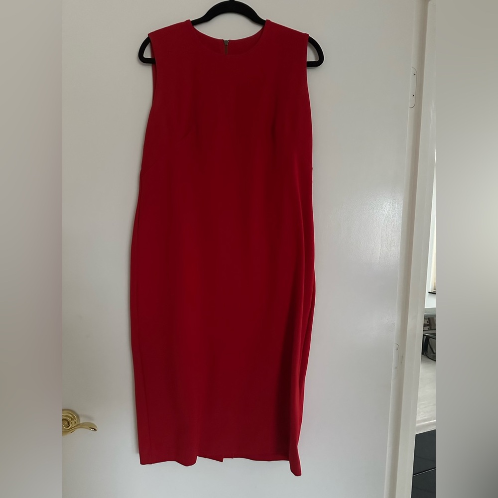 Chic SPANX Red Midi Sleeveless Dress
